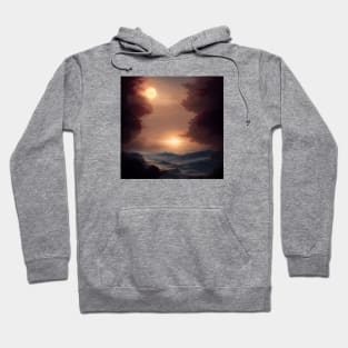 Moonrise at Sunset Hoodie